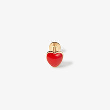 Load image into Gallery viewer, Saint Heart Piercing Earring