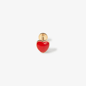 Saint Heart Piercing Earring