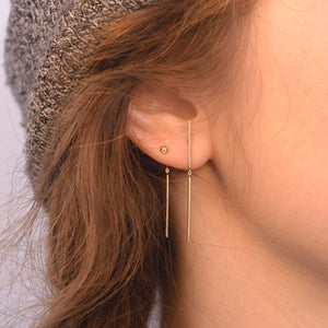 Diamond Chime Stud Earring