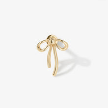 Load image into Gallery viewer, Tommi Statement Bow piercing yellow gold