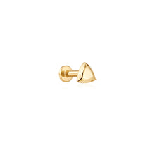 Load image into Gallery viewer, ALARA | Small Faceted Triangle Flatback Stud