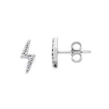 Load image into Gallery viewer, Thunder Earrings Zirconia