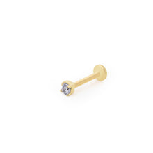 Load image into Gallery viewer, Brilliant Diamond Threaded Piercing Earring (0.025)