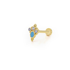 Niki Diamond Piercing Earrings