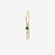 Load image into Gallery viewer, Diamond Baby Chime Earring Yellow Gold