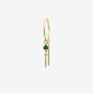 Diamond Baby Chime Earring Yellow Gold