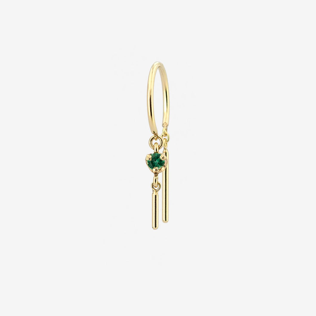 Diamond Baby Chime Earring Yellow Gold