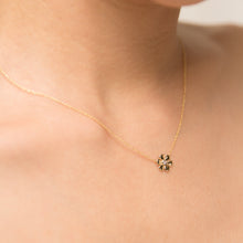 Load image into Gallery viewer, Flower Necklace with Zirconia