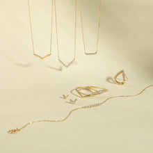 Load image into Gallery viewer, DREAM | Lab-Grown Diamond Wishbone Necklace