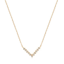 Load image into Gallery viewer, DREAM | Lab-Grown Diamond Wishbone Necklace