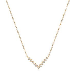 DREAM | Lab-Grown Diamond Wishbone Necklace