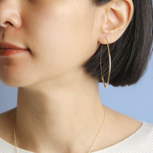 Oval Hoop Earrings