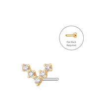 Load image into Gallery viewer, HOPE | Lab-Grown Diamond Wishbone Piercing Earring YG