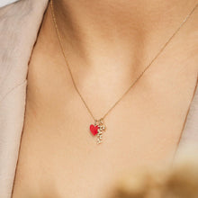 Load image into Gallery viewer, DULCIE  |  Tiny Candy Red Heart Pendant