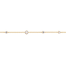 Load image into Gallery viewer, MATILDA | Rose Cut White Sapphire Forever Bracelet