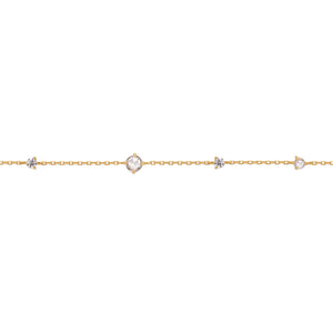 MATILDA | Rose Cut White Sapphire Forever Bracelet