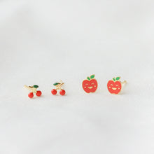 Load image into Gallery viewer, Summer Fruit Earrings (Apple)