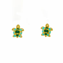 Load image into Gallery viewer, Kids earrings Turtle