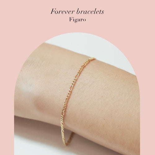 Forever Bracelet | Figaro Size S/M
