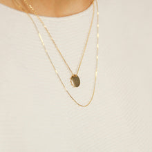 Load image into Gallery viewer, necklace Targa Circle yellow gold