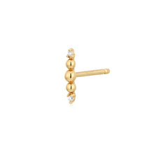 Load image into Gallery viewer, ASH | Lab Grown Diamond Beaded Climber Stud YG