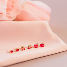 Load image into Gallery viewer, Summer Fruit Earrings (Apple)