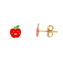 Load image into Gallery viewer, Summer Fruit Earrings (Apple)