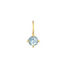 Load image into Gallery viewer, MARCH  |  Aquamarine Necklace Charm