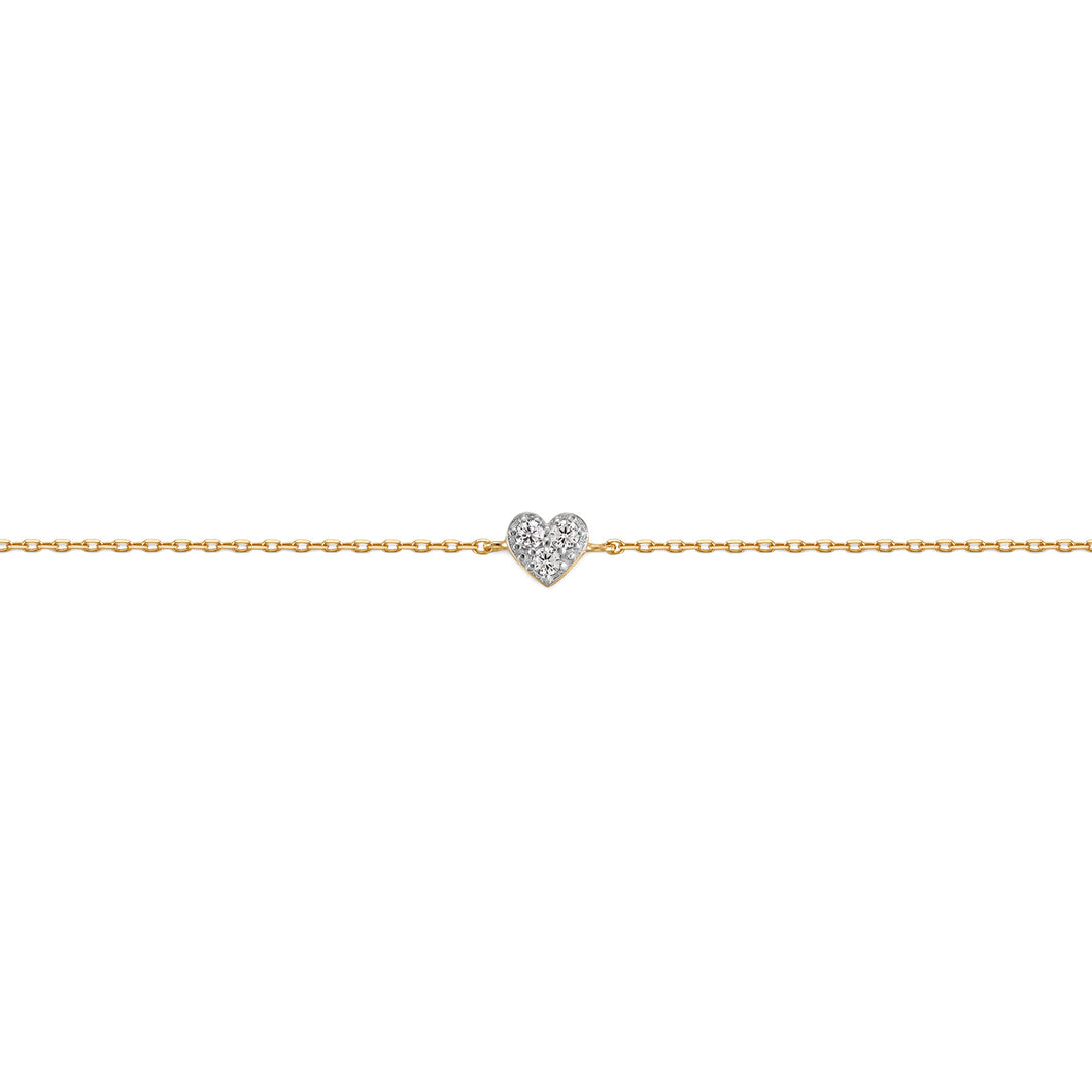 SOPHIE  |  Diamond Heart Forever Bracelet