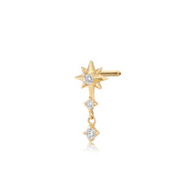 Load image into Gallery viewer, NOVA | Triple Diamond Starburst Single Earring