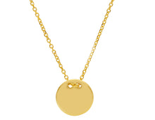 Load image into Gallery viewer, necklace Targa Circle yellow gold