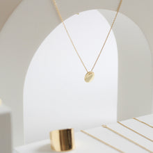 Load image into Gallery viewer, necklace Targa Circle yellow gold