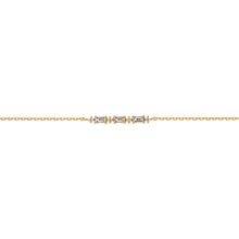 Load image into Gallery viewer, AMELIA | White Sapphire Baguette Forever Bracelet