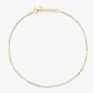 Shelby Paperclip Chain Anklet