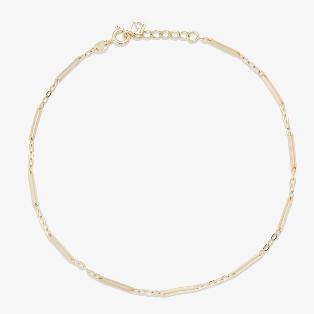 Shelby Paperclip Chain Anklet