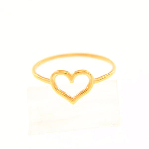 Minimal Heart Ring