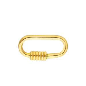 Gold Carabiner Charms