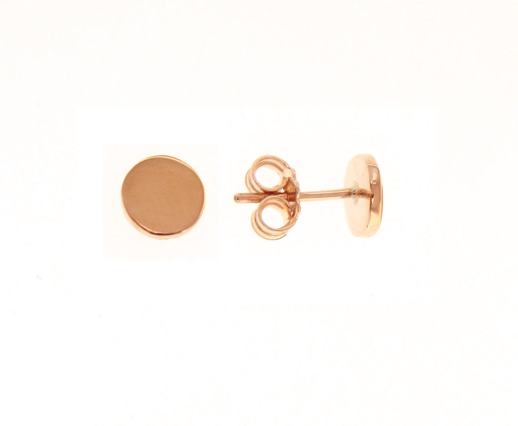 Gold Pebble Stud Earrings