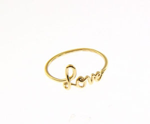 Dainty Gold Love Ring