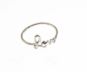 Dainty Gold Love Ring