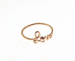 Dainty Gold Love Ring