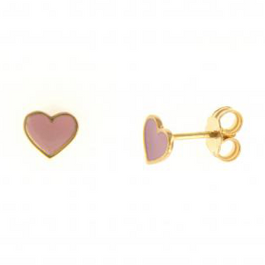 Mimi Heart Stud Earrings