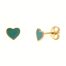 Load image into Gallery viewer, Mimi Heart Stud Earrings