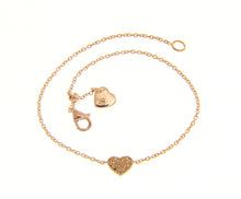 Load image into Gallery viewer, Olivia&#39;s Diamond Heart Bracelet