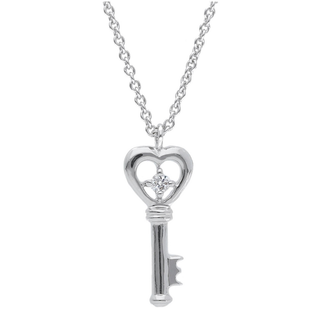 Diamond Key Necklace