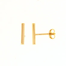 Load image into Gallery viewer, T Bar Stud Earrings