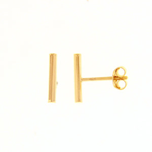 T Bar Stud Earrings