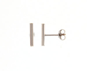 T Bar Stud Earrings