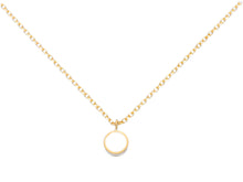 Load image into Gallery viewer, Minimal Gold Necklace with Circle Pendant