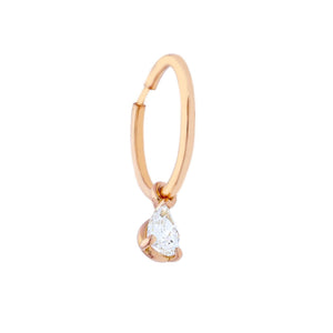 Diamond Droplet Pink gold 0.8